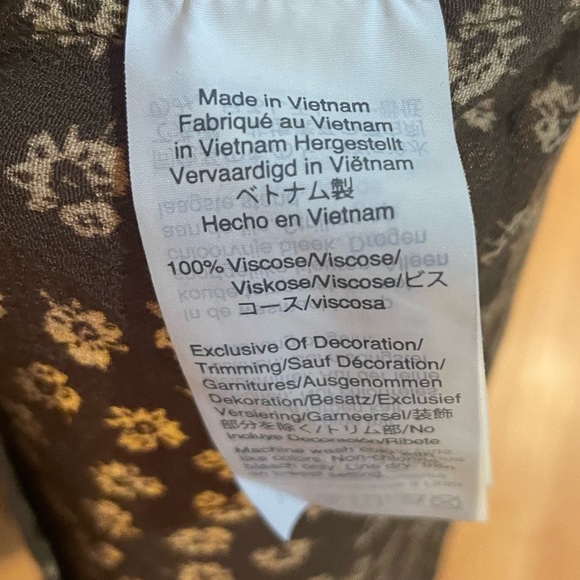 Madewell floral miniskirt with button detail - Picture 4 of 4